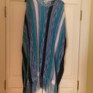Loosely woven pull over your head FRINGE border